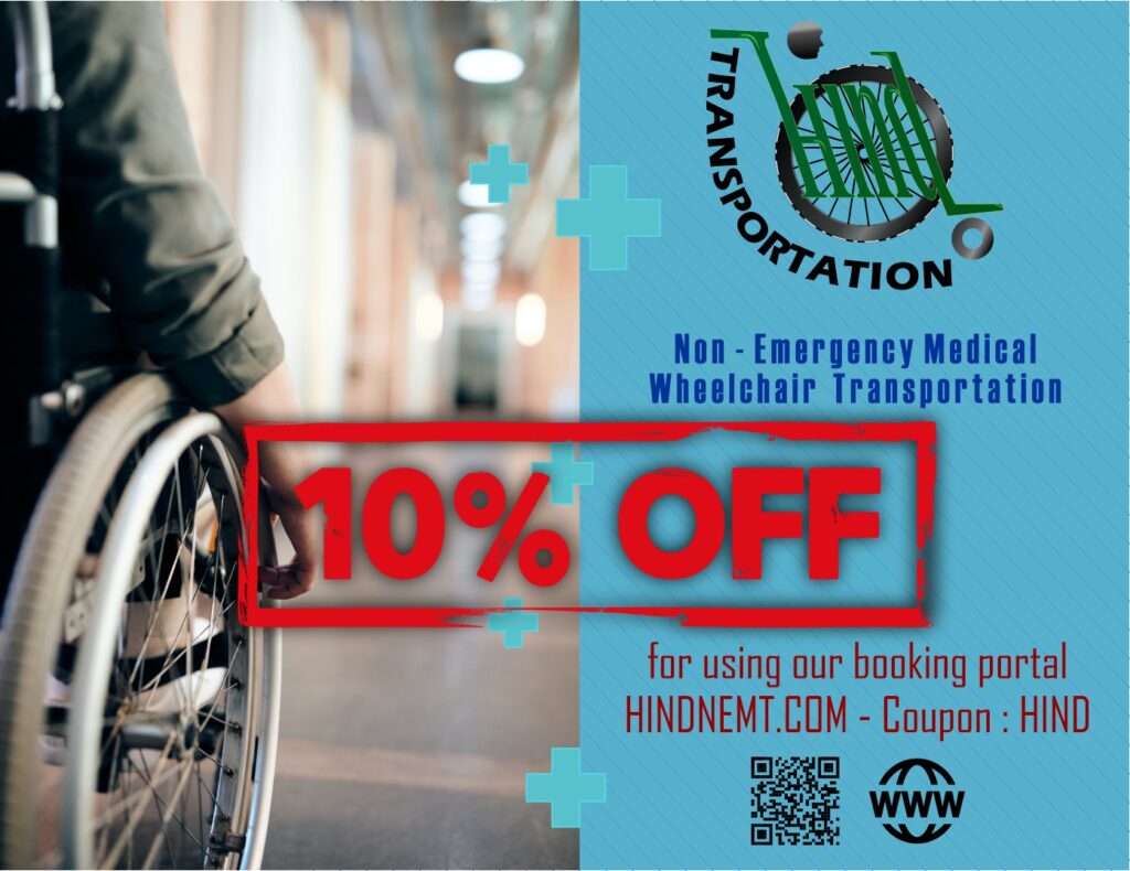 add for10% off on non-emergency transportation
